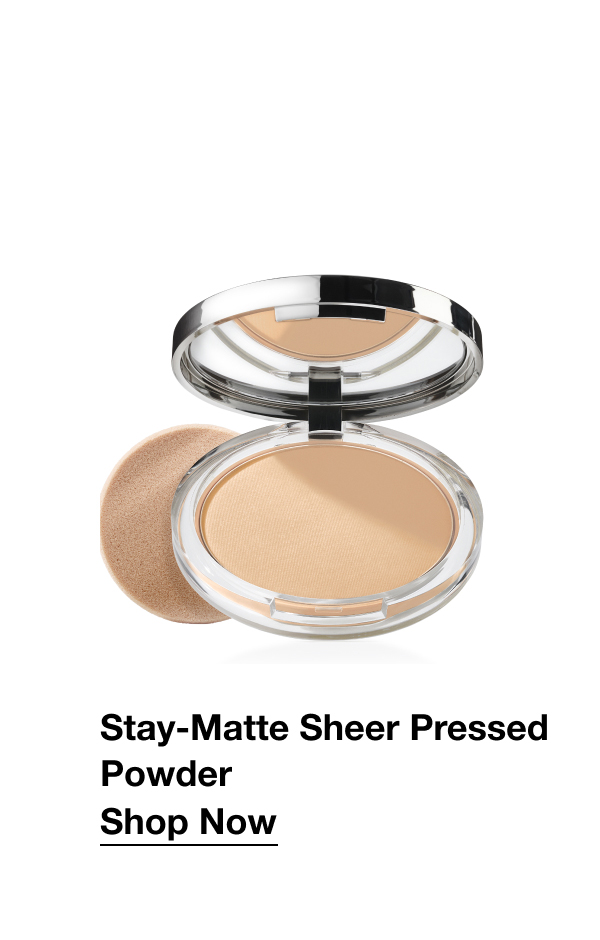 Stay-Matte Sheer Pressed Powder | Shop Now
