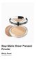 Stay-Matte Sheer Pressed Powder | Shop Now