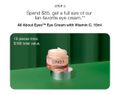 STEP 3 Spend $85, get a full size of our fan-favorite eye cream.** All About Eyes™ Eye Cream with Vitamin C, 15ml 10 pieces total. $180 total value.