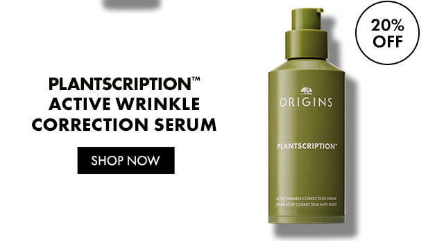 20% OFF | PLANTSCRIPTION™ Active Wrinkle Correction Serum | SHOP NOW