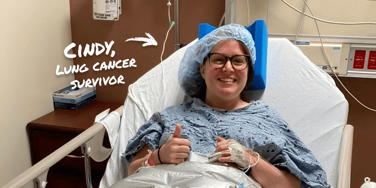 Cindy, lung cancer survivor