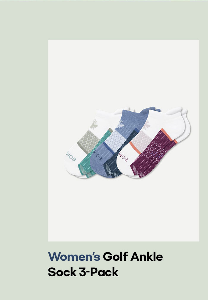 Women's Golf Ankle Sock 3-Pack
