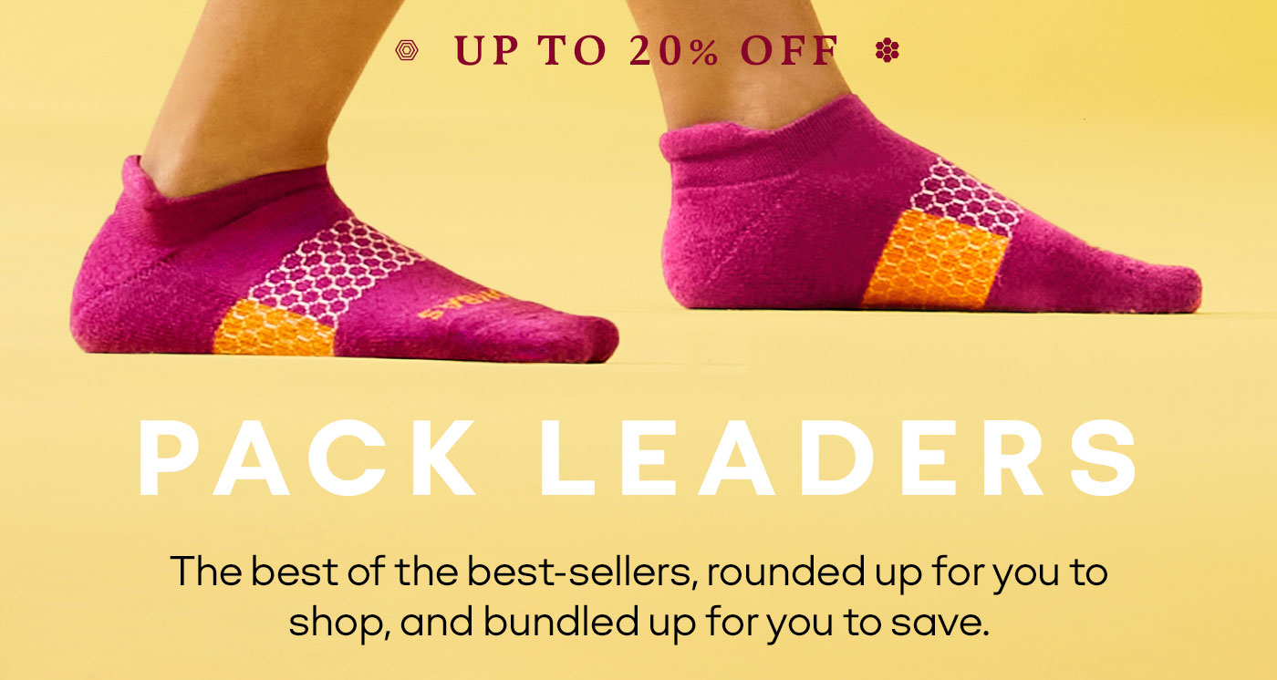 UP TO 20% OFF. PACK LEADERS. The best of the best-sellers, rounded up for you to shop, and bundled up for you to save.