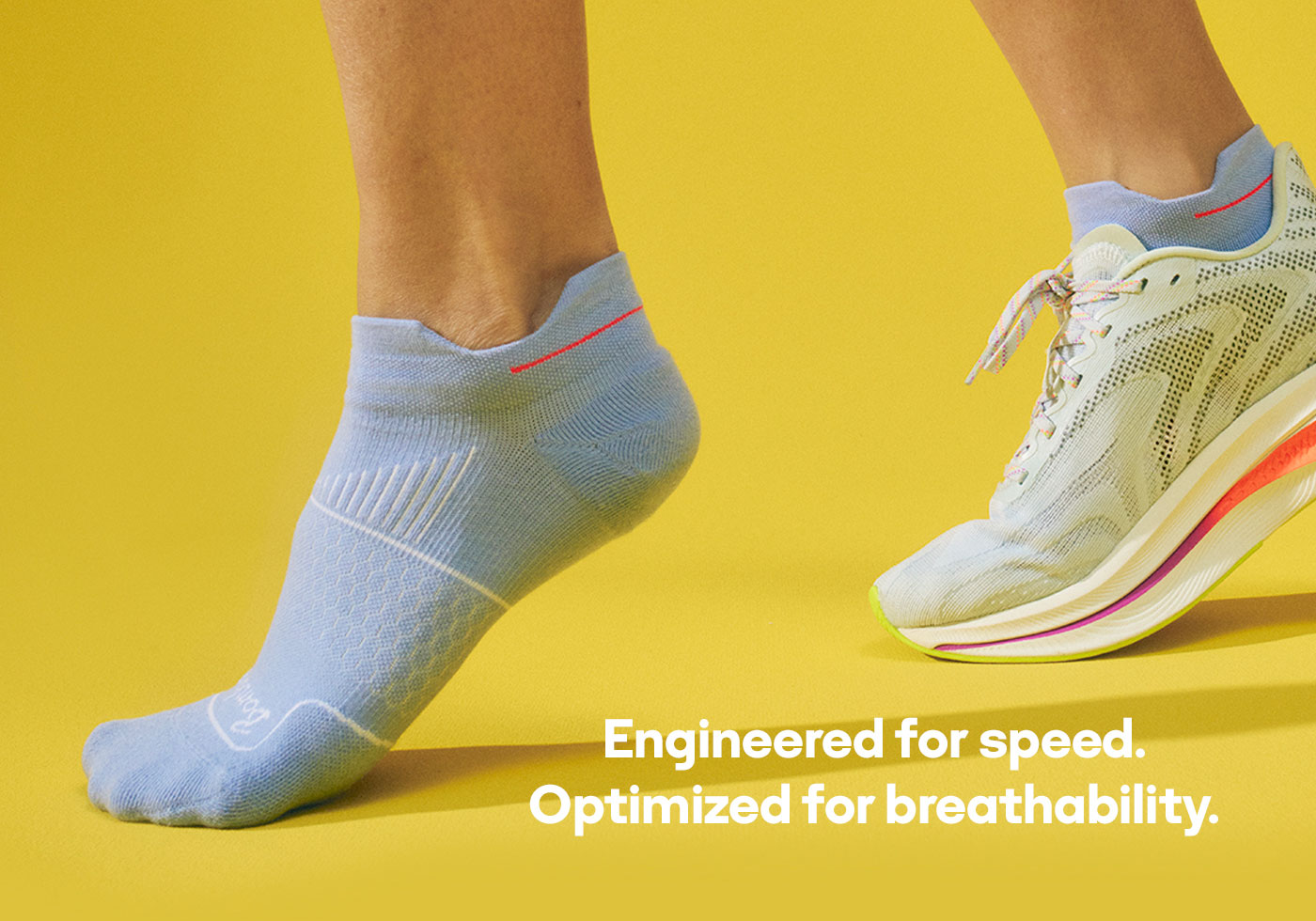 Engineered for speed. Optimized for breathability.