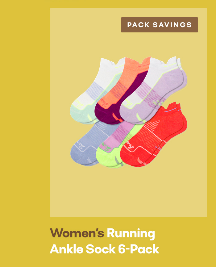 PACK SAVINGS | Women's Running Ankle Sock 6-Pack