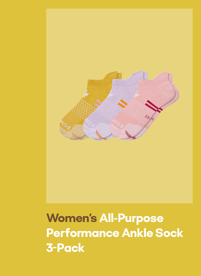 Women's All-Purpose Performance Ankle Sock 3-Pack