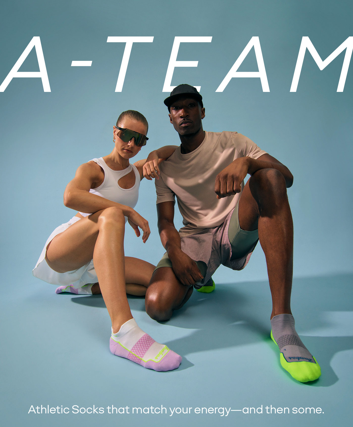 A-TEAM | Athletic Socks that match your energy — and then some.