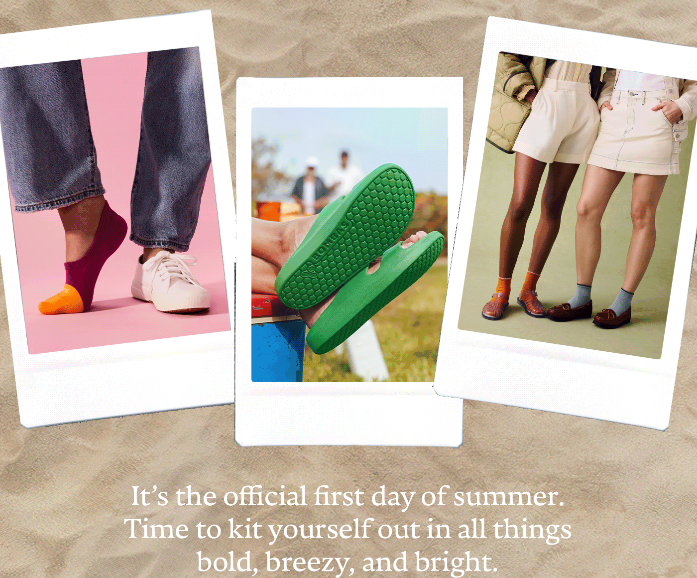 It's the official first day of summer. Time to kit yourself out in all things bold, breezy, and bright.