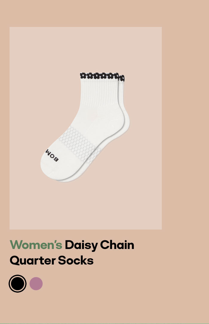 Women's Daisy Chain Quarter Socks