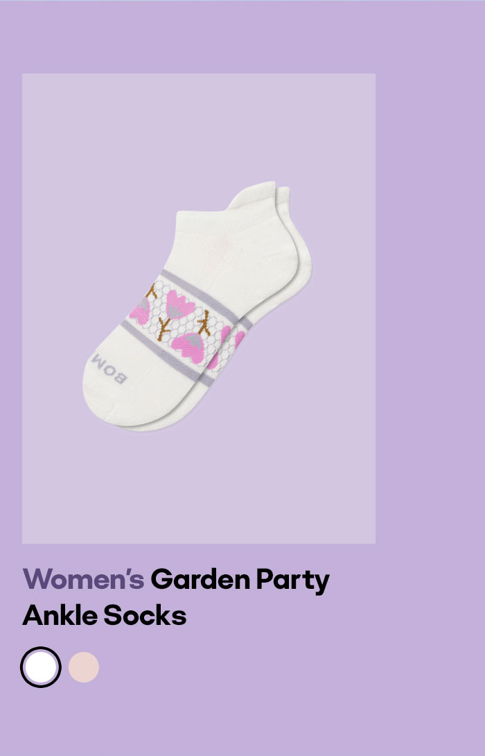 Women's Garden Party Ankle Socks
