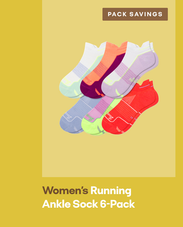 PACK SAVINGS | Women's Running Ankle Sock 6-Pack
