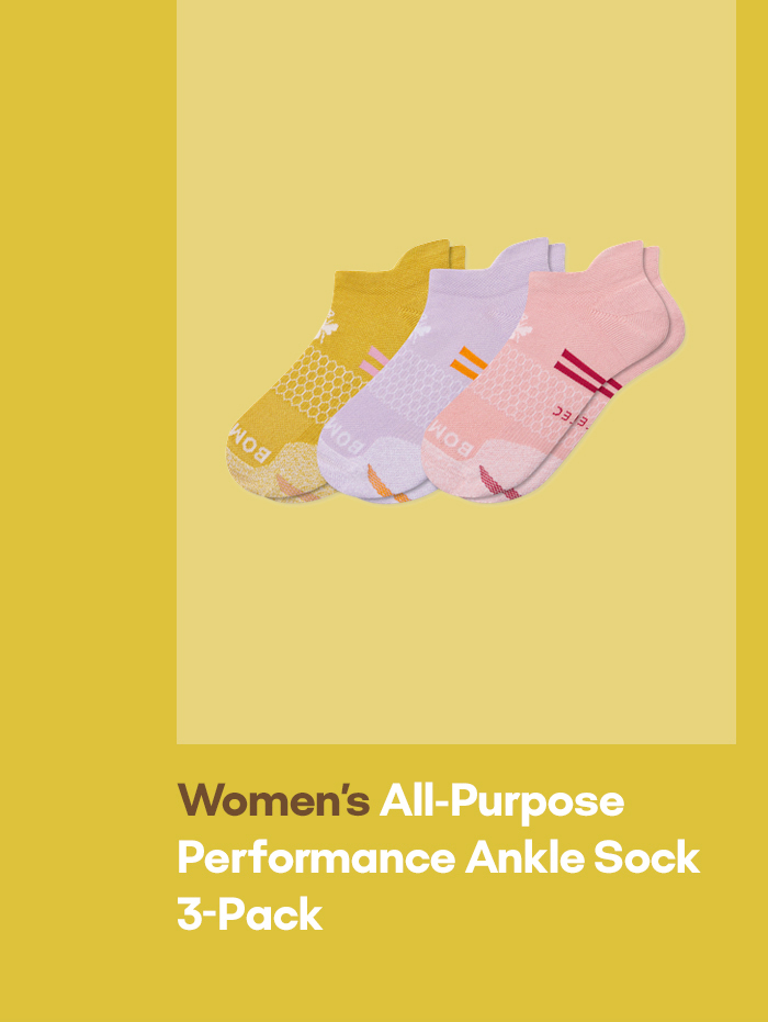 Women's All-Purpose Performance Ankle Sock 3-Pack
