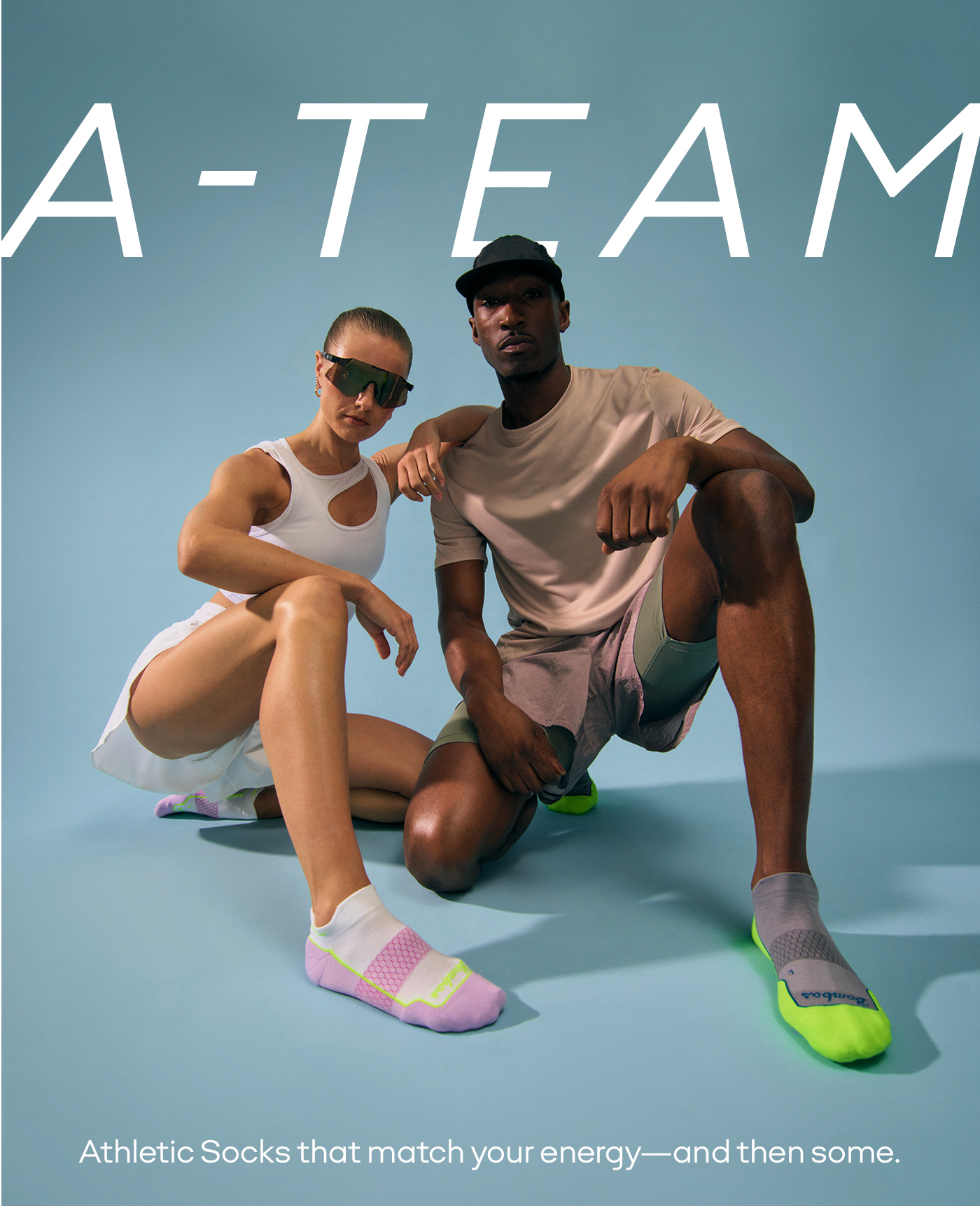 A-TEAM | Athletic Socks that match your energy - and then some.