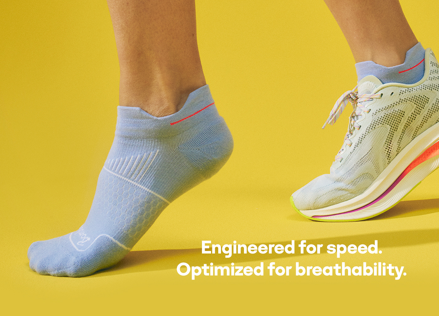 Engineered for speed. Optimized for breathability.