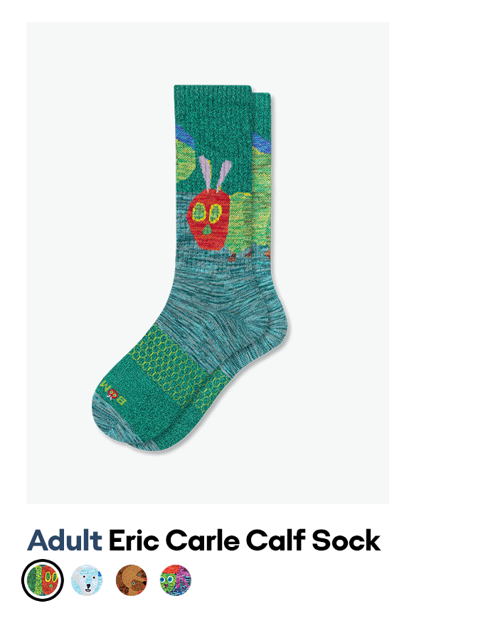 Adult Eric Carle Calf Sock