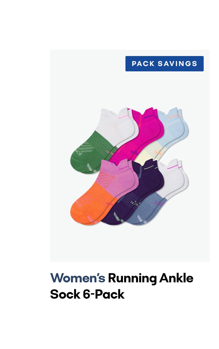 PACK SAVINGS | Women's Running Ankle Sock 6-Pack