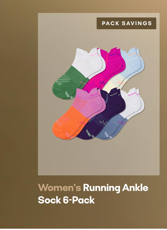 PACK SAVINGS | Women's Running Ankle Sock 6-Pack