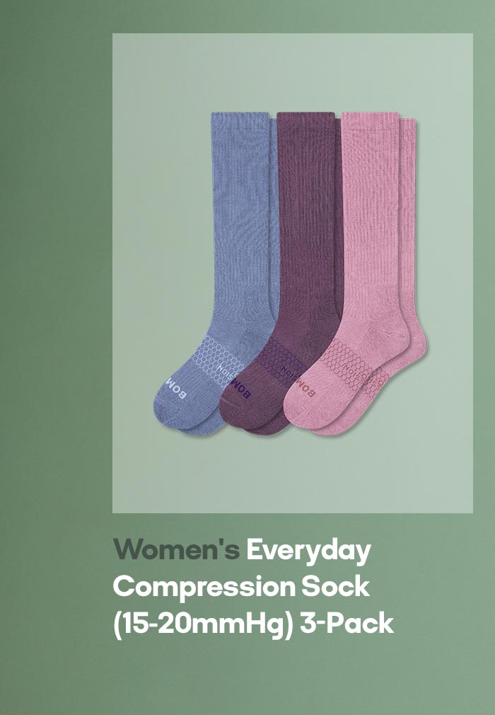 Women's Everyday Compression Sock (15-20mmHg) 3-Pack