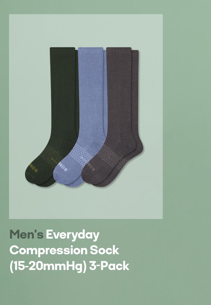 Men's Everyday Compression Sock (15-20mmHg) 3-Pack