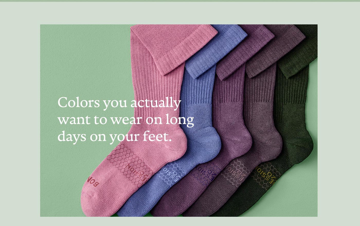 Colors you actually want to wear on long days on your feet.