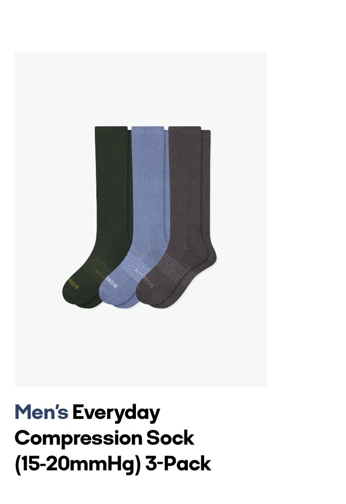 Men's Everyday Compression Sock (15-20mmHg) 3-Pack