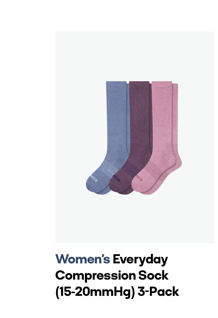 Women's Everyday Compression Sock (15-20mmHg) 3-Pack