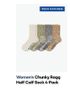 PACK SAVINGS | Women's Chunky Ragg Half Calf Sock 4-Pack