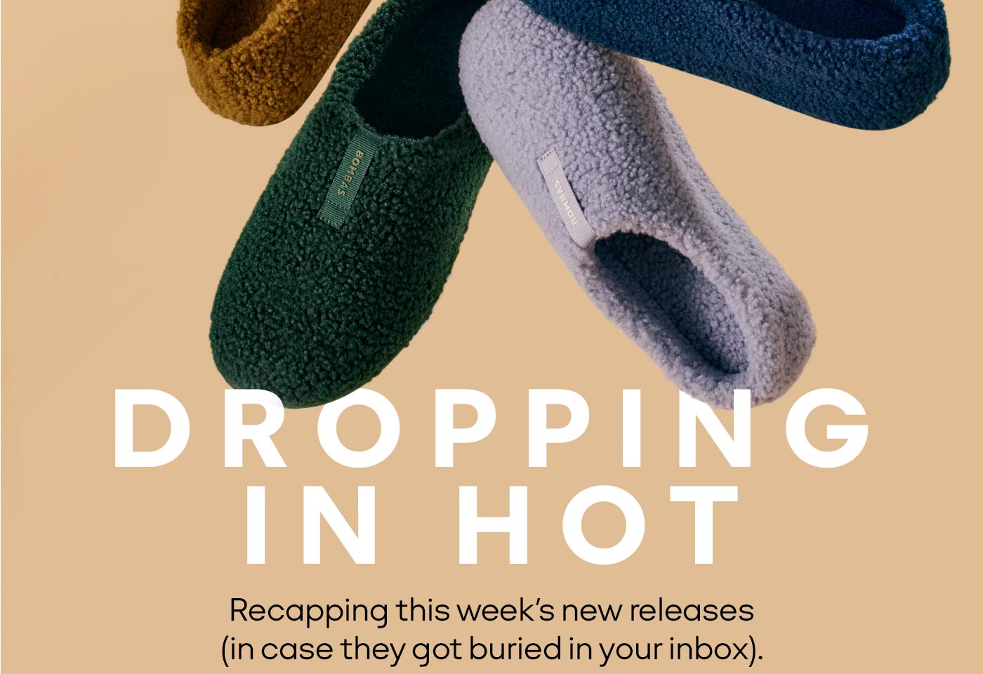 DROPPING IN HOT | Recapping this week's new releases (in case they got buried in your inbox).