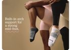 Built-in arch support for a strong mid-foot.