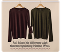 Fall hikes hit different with thermoregulating Merino Wool.