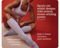 Sporty yet subtle designs with serious sweat-wicking power. | Aids in faster recovery post-workout | Helps relieve arches and soreness