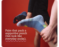 Pairs that pack a supportive punch (but look like everyday socks).