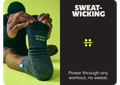 SWEAT-WICKING | Power through any workout, no sweat.