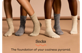 Socks | The foundation of your coziness pyramid.