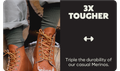 3X TOUGHER | Triple the durability of our casual Merinos
