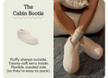 The Cabin Bootie | Fluffy sherpa outside. Toasty-soft terry inside. Flexible, sueded sole (so they're easy to pack).