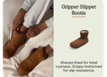 Gripper Slipper Bootie | Sherpa-lined for total coziness. Grippy-bottomed for slip-resistance.