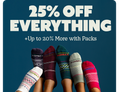 25% OFF EVERYTHING | +Up to 20% More with Packs