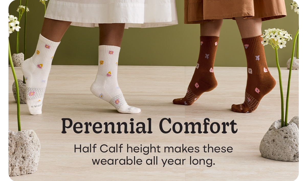 Perennial Comfort | Half Calf height makes these wearable all year long.