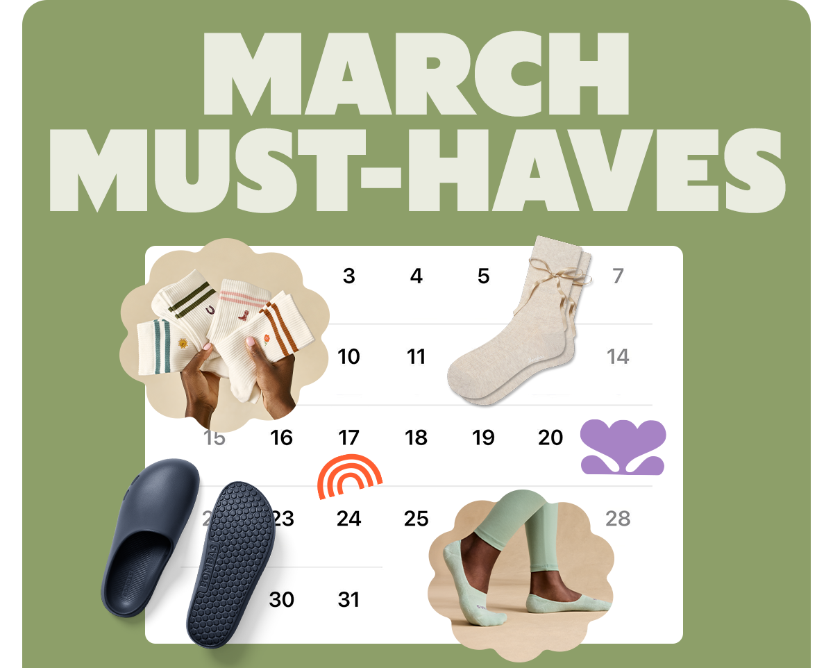 MARCH MUST-HAVES