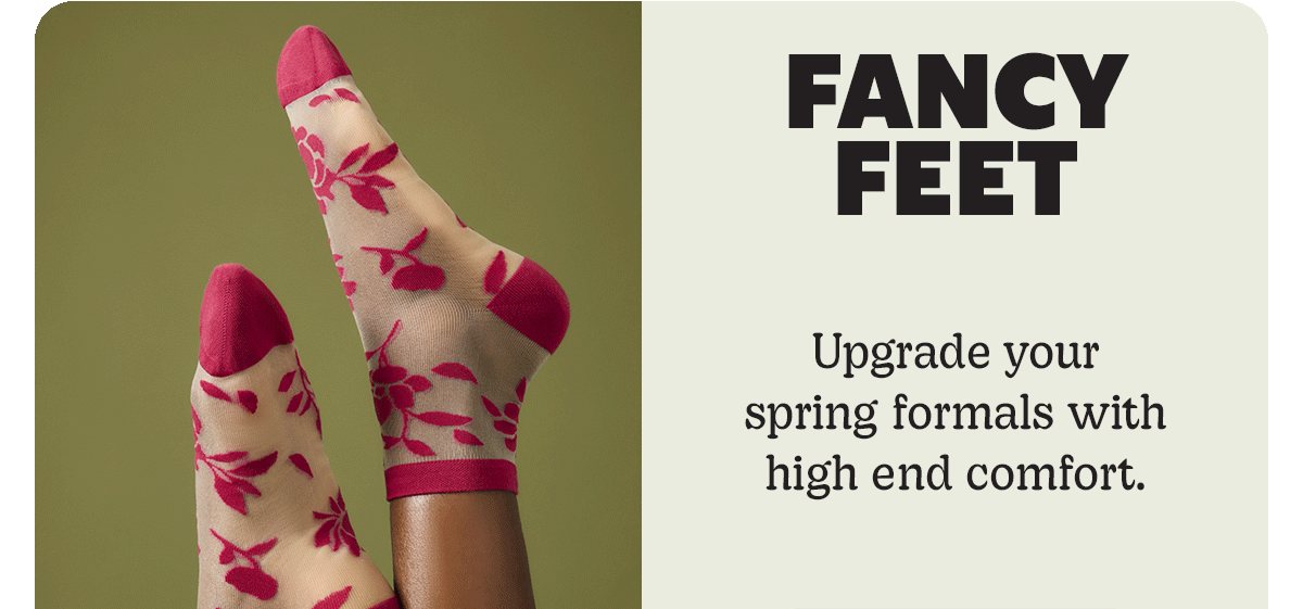 FANCY FEET | Upgrade your spring formals with high end comfort.