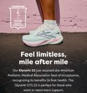 ACCEPTED | AMERICAN PODIATRIC MEDICAL ASSOCIATION | Feel limitless, mile after mile | Our Glycerin 22 just received the American Podiatric Medical Association Seal of Acceptance, recognizing its benefits to foot health. The Glycerin GTS 22 is perfect for those who want or need extra support.