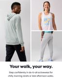 Your walk, your way. | Step confidently in do-it-all activewear for chilly morning strolls or late afternoon walks.
