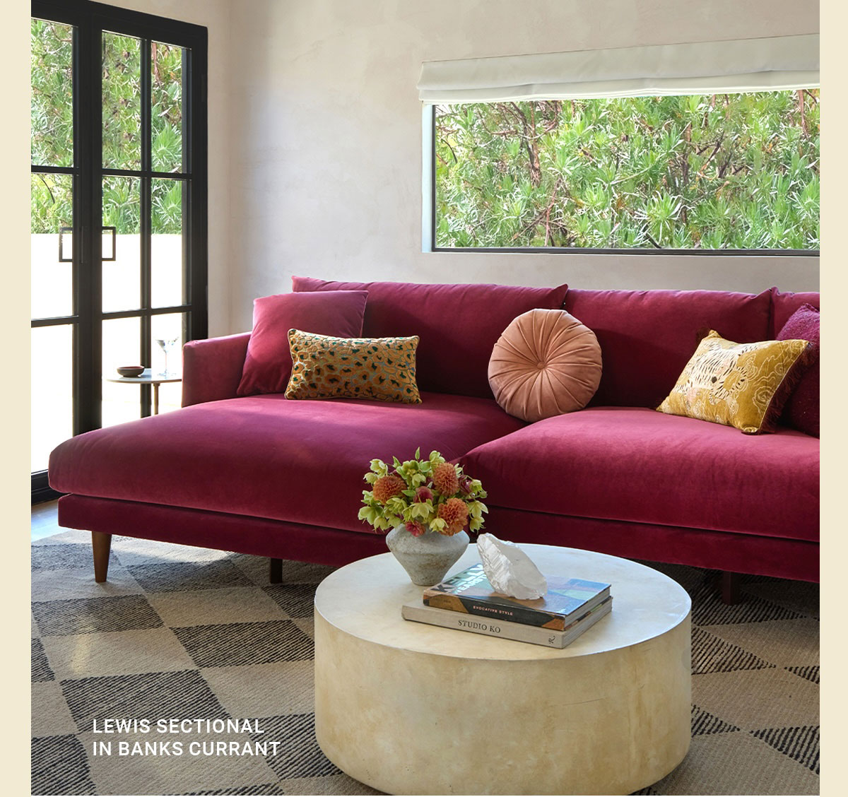 LEWIS SECTIONAL IN BANKS CURRANT